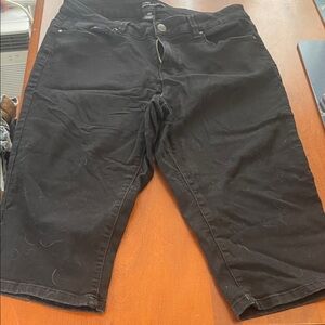 Black Denim capris